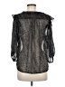 Lovestitch 100% Polyester Black 3/4 Sleeve Blouse Size M - photo 2