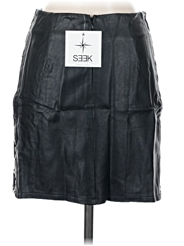 SEEK The Label Faux Leather Skirt (view 2)