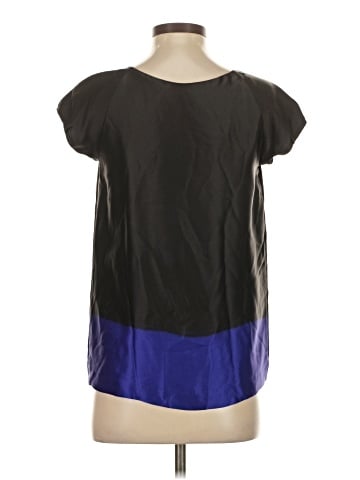 Theory Short Sleeve Silk Top (view 2)