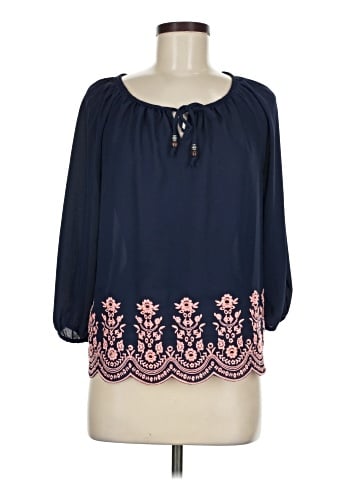 Hollywould 3/4 Sleeve Blouse (view 1)