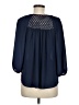 Hollywould Blue 3/4 Sleeve Blouse Size M - photo 2