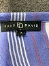 Fred David Stripes Blue 3/4 Sleeve Button-Down Shirt Size 1X - photo 7