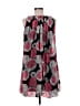 Karin Stevens 100% Polyester Graphic Gray Cocktail Dress Size 6 - photo 2