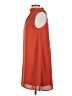 JOA 100% Polyester Solid Orange Casual Dress Size XS - photo 5