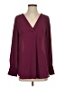 Cynthia Steffe 100% Polyester Burgundy 3/4 Sleeve Blouse Size S - photo 1