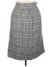 Evan Picone Plaid Gray Formal Skirt Size 14 - photo 1