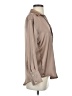Zara 100% Polyester Tan Long Sleeve Blouse Size XS - photo 4
