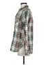 J.Crew 100% Cotton Plaid Green Long Sleeve Button-Down Shirt Size 8 - photo 5