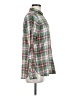 J.Crew 100% Cotton Plaid Green Long Sleeve Button-Down Shirt Size 8 - photo 4