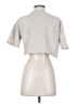 Zara Silver Short Sleeve Top Size S - photo 2
