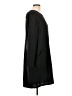 Unbranded Solid Black Casual Dress Size L - photo 4