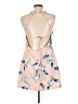 Re:named 100% Polyester Print Pink Casual Dress Size L - photo 2