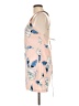 Re:named 100% Polyester Print Pink Casual Dress Size L - photo 5
