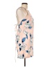 Re:named 100% Polyester Print Pink Casual Dress Size L - photo 4