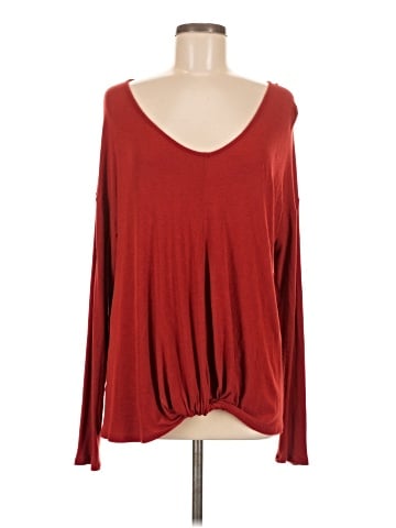 Bordeaux Long Sleeve T-Shirt (view 1)