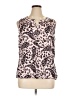 Talbots 100% Cotton Pink Sleeveless Blouse Size XL - photo 1