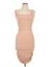 Unbranded Solid Tan Cocktail Dress Size M - photo 1