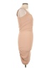 Unbranded Solid Tan Cocktail Dress Size M - photo 4