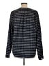 Gap 100% Polyester Black Long Sleeve Top Size L - photo 2