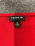 Torrid Solid Red Cocktail Dress Size 4X Plus (4) - photo 7