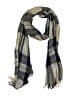 Unbranded Plaid Gray Blue Scarf One size - photo 1