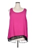 Torrid 100% Polyester Pink Sleeveless Blouse Size 2X Plus (2) - photo 1