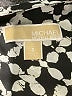 MICHAEL Michael Kors 100% Polyester Houndstooth Black 3/4 Sleeve Blouse Size S - photo 7
