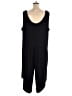 JOY Solid Black Jumpsuit Size 2X - photo 2