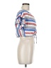 Red Carter 100% Cotton Blue Short Sleeve Top Size M - photo 4