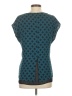 CAbi 100% Polyester Teal Short Sleeve Top Size XS - photo 2