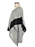 Audrey 3+1 Chevron-herringbone Gray Pullover Sweater Size M - photo 5