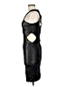 Missguided 100% Polyamide Metallic Black Cocktail Dress Size 8 - photo 5