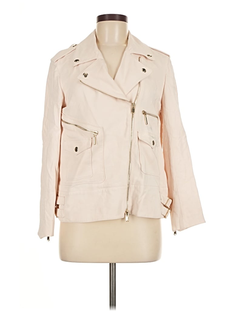 Club Monaco Jacket: Ivory Jackets & Outerwear - Size Medium