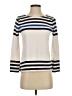 J.Crew 100% Cotton Stripes Ivory Turtleneck Sweater Size XS - photo 1