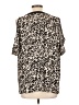 Chico's 100% Polyester Animal Print Tan Kimono Size L - photo 2
