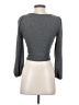 JAB Gray Long Sleeve Top Size S - photo 2