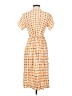 Assorted Brands Checkered-gingham Orange Casual Dress Size 2 - photo 2