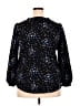 POPSUGAR Stars Black Long Sleeve Blouse Size XXL - photo 2