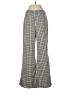 Shein Houndstooth Gray Casual Pants Size 4 - photo 1