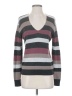 Express Stripes Gray Pullover Sweater Size XS - photo 1