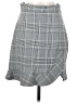 Zara Plaid Gray Casual Skirt Size S - photo 1