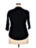 Assorted Brands Black 3/4 Sleeve Top Size 3X - photo 2