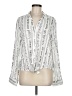 FB Sister White Long Sleeve Blouse Size M - photo 1