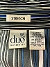 Duo Maternity Stripes Blue 3/4 Sleeve Blouse Size L - photo 6