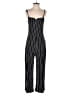 Assorted Brands Stripes Black Jumpsuit Size L - photo 1