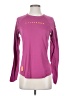 Nike 100% Polyester Pink Long Sleeve Top Size S - photo 1