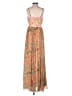 Rococo Sand 100% Polyester Floral Orange Casual Dress Size XS - photo 2