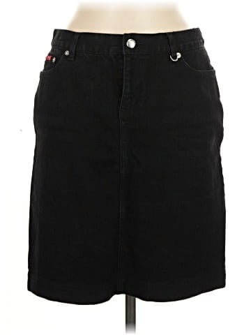 Chaps Denim Skirt (view 1)