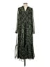 H&M 100% Polyester Green Cocktail Dress Size 0 - photo 1