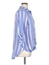 Fred David Stripes Blue 3/4 Sleeve Button-Down Shirt Size 1X - photo 4